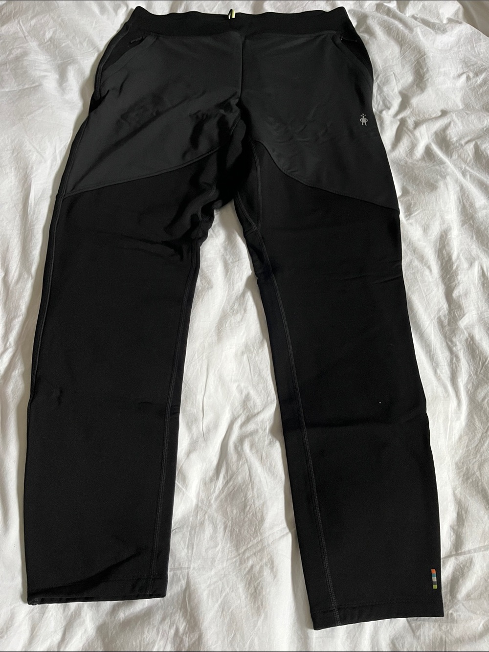 Smartwool merino wool blend black fleece men’s pants
